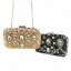 Chic / Belle Champagne Faux Diamant Zircon Carrés Pochette 2020