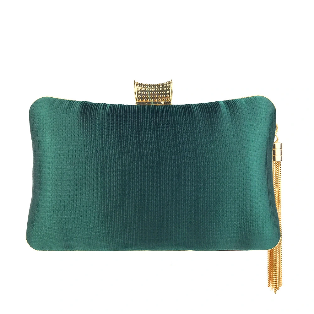 Emerald Green Velvet 5.5 Inch Clasp Purse Frame Wedding Clutch Bag – Girl  Got Bag