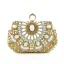 Chic / Belle Argenté Pochette 2020 Métal Perlage Faux Diamant