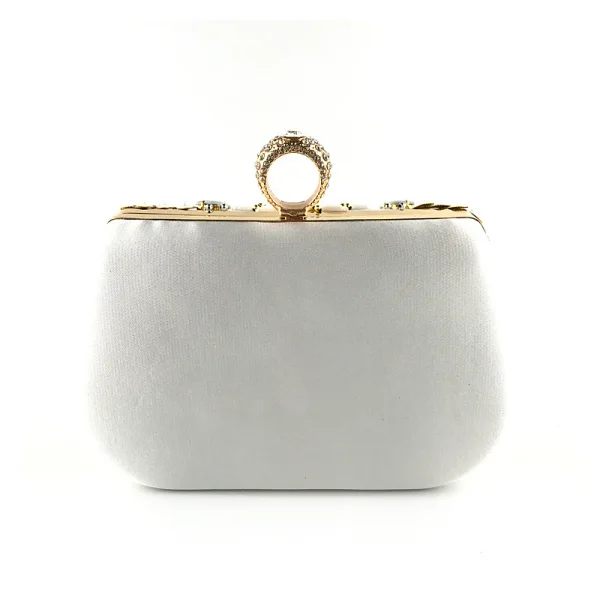 Chic / Belle Argenté Pochette 2020 Métal Perlage Faux Diamant