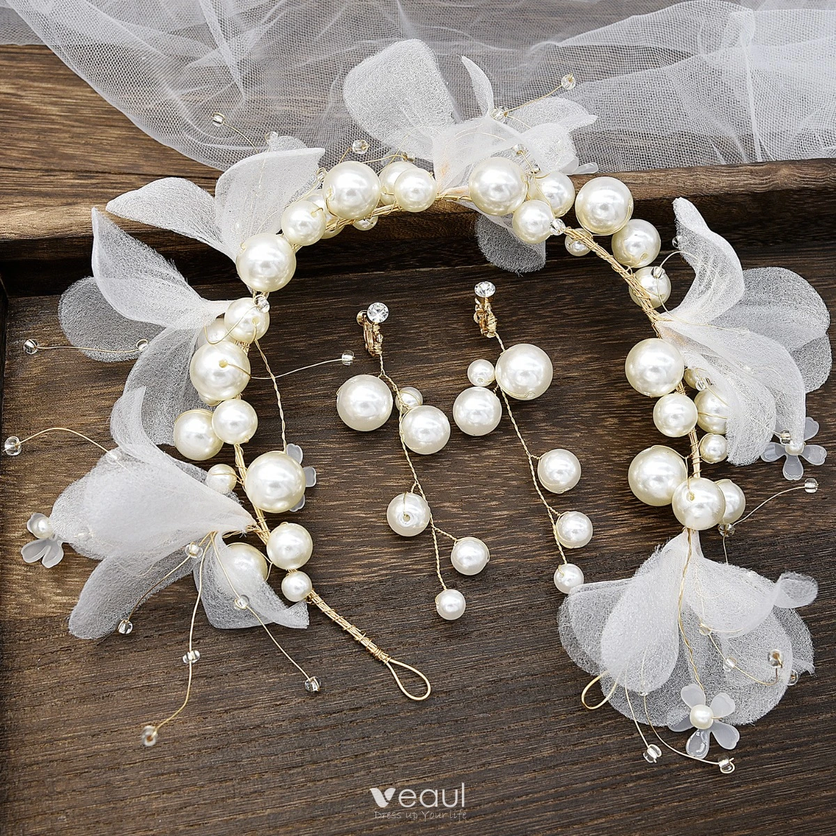 Ivory on sale wedding jewelry