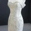 Luxury / Gorgeous Ivory Bridal Wedding Dresses 2020 Trumpet / Mermaid Off-The-Shoulder Short Sleeve Backless Sequins Beading Detachable Cathedral Train Ruffle