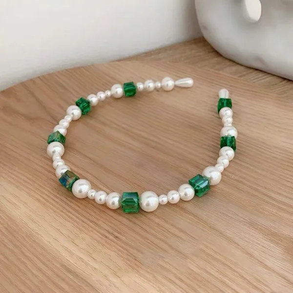 Mode Pärla Kristall Hair Hoop Hårsmycken 2020