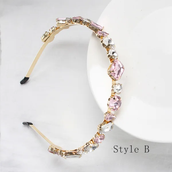 Snygga / Fina Rhinestone Hair Hoop Hårsmycken 2020