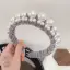 Snygga / Fina Svarta Pärla Hair Hoop 2020 Mocka Hårsmycken Tillbehör