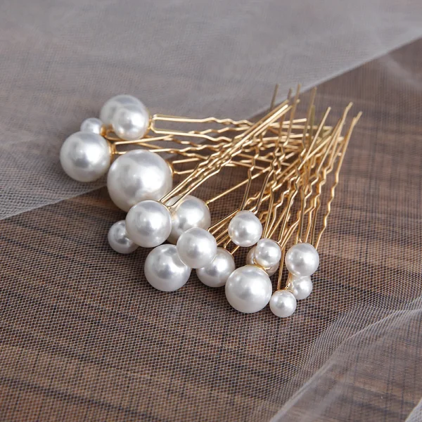 Élégant Ivoire Perle Mariage Accessoire Cheveux 2020 Métal Accessoire Cheveux Mariage