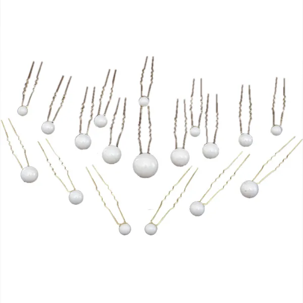 Élégant Ivoire Perle Mariage Accessoire Cheveux 2020 Métal Accessoire Cheveux Mariage