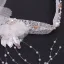 Elegant Hvit Pannebånd Har Tilbehor 2020 Polyester Blomst Beading Perle Dusk Bryllup Hodepynt