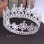 Vintage / Originale Doré Tiare Accessoire Cheveux Mariage 2020 Alliage Rouge Faux Diamant Mariage Accessorize