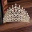 Étourdissant Vert Foncé Faux Diamant Tiare 2020 Alliage Accessoire Cheveux Mariage