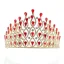 Étourdissant Vert Foncé Faux Diamant Tiare 2020 Alliage Accessoire Cheveux Mariage