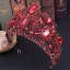 Oszałamiający Fioletowe Rhinestone Tiara 2020 Stop Akcesoria