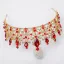 Vintage Królewski Niebieski Rhinestone Tiara Ozdoby Do Włosów Ślubne 2020 Stop Ślub Akcesoria
