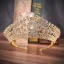 Classique Vert Foncé Faux Diamant Tiare Accessoire Cheveux Mariage 2020 Alliage Mariage Accessorize
