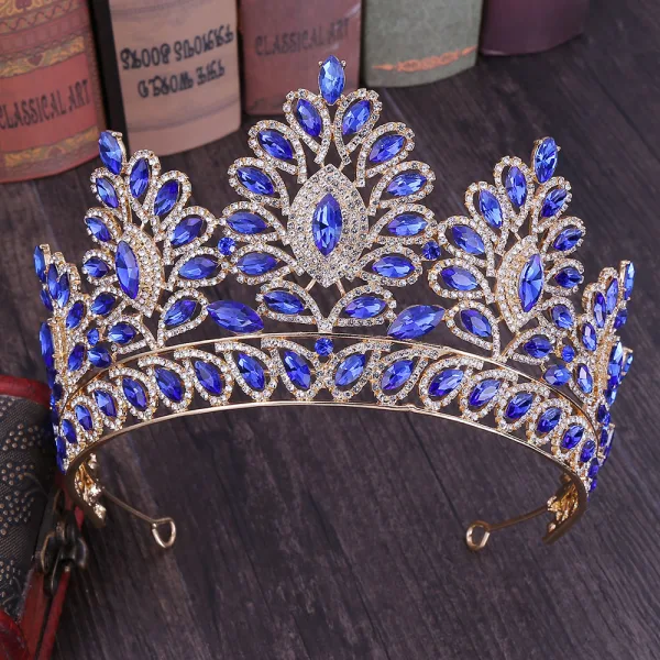 Stunning Rose Gold Rhinestone Tiara Bridal Hair Accessories 2020 Alloy Wedding Accessories