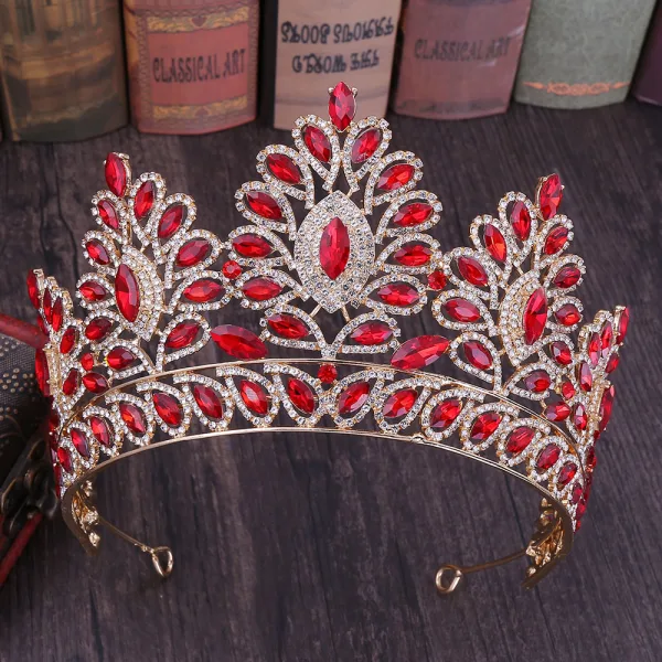Stunning Rose Gold Rhinestone Tiara Bridal Hair Accessories 2020 Alloy Wedding Accessories