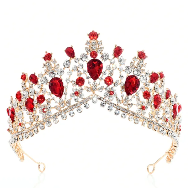 Chic / Belle Or Rose Faux Diamant Tiare Accessoire Cheveux Mariage 2020 Alliage Mariage Accessorize