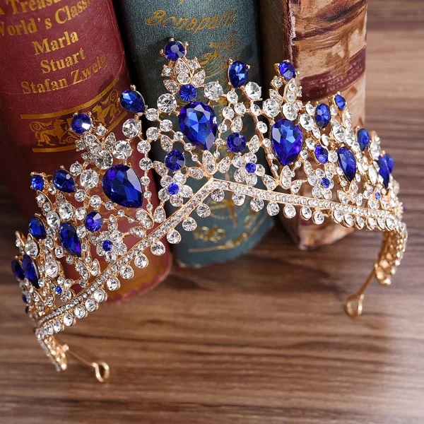 Chic / Belle Or Rose Faux Diamant Tiare Accessoire Cheveux Mariage 2020 Alliage Mariage Accessorize