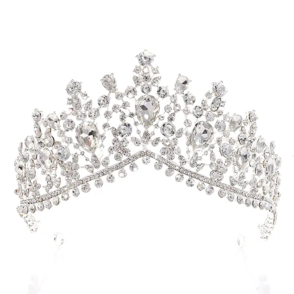 Chic / Belle Or Rose Faux Diamant Tiare Accessoire Cheveux Mariage 2020 Alliage Mariage Accessorize