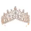Chic / Belle Or Rose Faux Diamant Tiare Accessoire Cheveux Mariage 2020 Alliage Mariage Accessorize