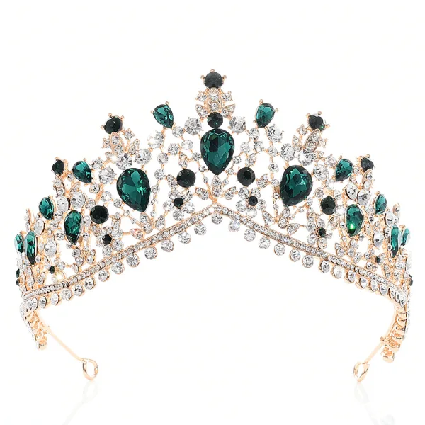 Chic / Belle Or Rose Faux Diamant Tiare Accessoire Cheveux Mariage 2020 Alliage Mariage Accessorize