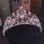 Elegante Roos Goud Rhinestone Tiara Bruids Haaraccessoires 2020 Legering Huwelijk Accessoires