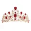 Elegante Roos Goud Rhinestone Tiara Bruids Haaraccessoires 2020 Legering Huwelijk Accessoires