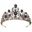 Elegante Roos Goud Rhinestone Tiara Bruids Haaraccessoires 2020 Legering Huwelijk Accessoires