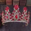 Traditionnel Vert Foncé Faux Diamant Tiare Accessoire Cheveux Mariage 2020 Alliage Accessorize