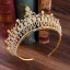 Classic Gold Tiara Bridal Hair Accessories 2020 Alloy Rhinestone Tiara Wedding Accessories