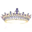 Classic Gold Tiara Bridal Hair Accessories 2020 Alloy Rhinestone Tiara Wedding Accessories