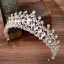 Chic / Belle Vert Foncé Faux Diamant Tiare Accessoire Cheveux Mariage 2020 Alliage Mariage Accessorize