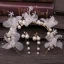 Flower Fairy Ivory Bridal Jewelry 2020 Alloy Flower Beading Pearl Earrings Headpieces Bridal Hair Accessories