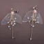 Chic / Beautiful Gold Bridal Jewelry 2020 Alloy Beading Pearl Hair Hoop Earrings Bridal Hair Accessories