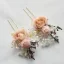 Flower Fairy Pearl Pink Headpieces Wedding Accessories 2020 Alloy Flower Pearl Bridal Hair Accessories