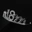 Mooie / Prachtige Zilveren Verjaardag Tiara 2020 Legering Rhinestone Accessoires
