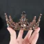 Barokk Bronse Tiara Har Tilbehor 2020 Metall Rhinestone Tilbehør