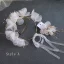 Chic / Belle Doré Bandeaux Accessoire Cheveux Mariage 2020 Alliage Lacer Fleur De Soie Perlage Accessoire Cheveux Boucles D'Oreilles Bijoux Mariage