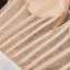 Luxury / Gorgeous Champagne Bridal Wedding Dresses 2020 Ball Gown Off-The-Shoulder Short Sleeve Backless Handmade  Beading Glitter Tulle Chapel Train Ruffle