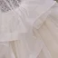 Luxus / Herrlich Champagner Hochzeits Brautkleider / Hochzeitskleider 2020 Ballkleid Spaghettiträger Kurze Ärmel Rückenfreies Applikationen Spitze Perlenstickerei Kapelle-Schleppe Rüschen