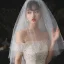Luxus / Herrlich Champagner Brautkleider / Hochzeitskleider 2020 Ballkleid Off Shoulder Abnehmbar Lange Ärmel Rückenfreies Applikationen Spitze Perlenstickerei Pailletten Glanz Tülle Kathedrale Schleppe Rüschen