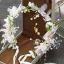 Fée Des Fleurs Rougissant Rose Bandeaux Accessoire Cheveux Mariage 2020 Alliage Lacer Fleur Perle Accessoire Cheveux Mariage Accessorize