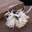 Fée Des Fleurs Rougissant Rose Bandeaux Accessoire Cheveux Mariage 2020 Alliage Lacer Fleur Perle Accessoire Cheveux Mariage Accessorize