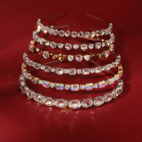 Chic / Belle Faux Diamant Cerceau de cheveux 2020 Alliage Accessoire Cheveux Accessorize