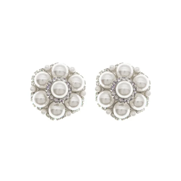 Chic / Beautiful Gold Headpieces Headbands Earrings Bridal Jewelry 2020 Alloy Pearl Rhinestone Wedding Accessories