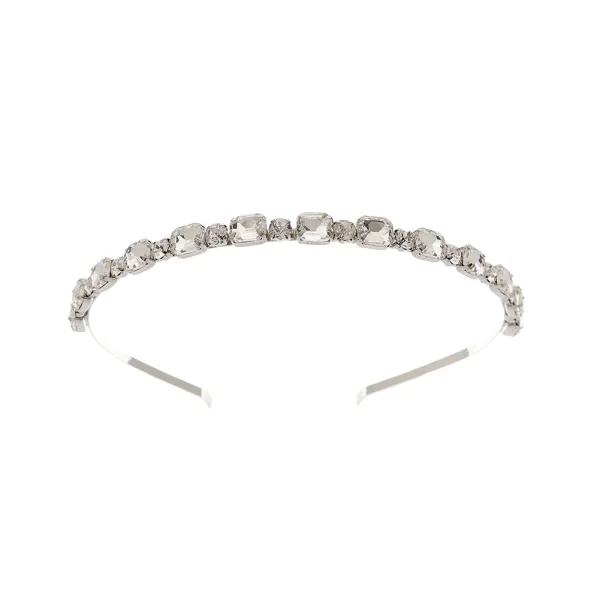 Snygga / Fina Guld Hair Hoop Brud Huvudbonad 2020 Metall Rhinestone Hårsmycken Tillbehör