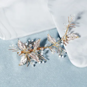 Chic Beautiful Gold Headpieces Wedding Accessories 2020 Alloy Crystal Rhinestone Bridal Hair Accessories