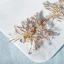 Chic / Beautiful Gold Headpieces Wedding Accessories 2020 Alloy Crystal Rhinestone Bridal Hair Accessories