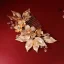 Chic / Beautiful Gold Hair Comb Wedding Accessories 2020 Alloy Crystal Rhinestone Bridal Hair Accessories