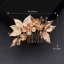 Chic / Beautiful Gold Hair Comb Wedding Accessories 2020 Alloy Crystal Rhinestone Bridal Hair Accessories